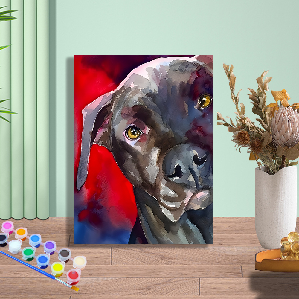 Jit transfronterizo envía bricolaje fábrica de pintura al óleo digital al por mayor arte animal pintura al óleo pintura decorativa puesto Amazon