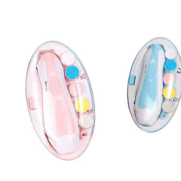 Cross-Border Foreign Trade Baby Nail Grinder Anti-Scratch Electric Nail Clipper Set Newborn Children's Manicure Tools