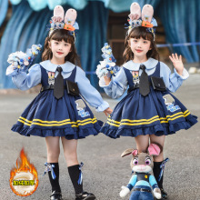 儿童朱迪兔子警官洛丽塔公主裙2025小女孩春秋冬公主裙蓬蓬lolita