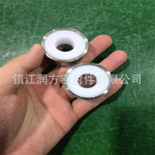 聚四氟乙烯I填充不锈钢件 防磨防酸碱 旋塞衬套  非标 来图来样
