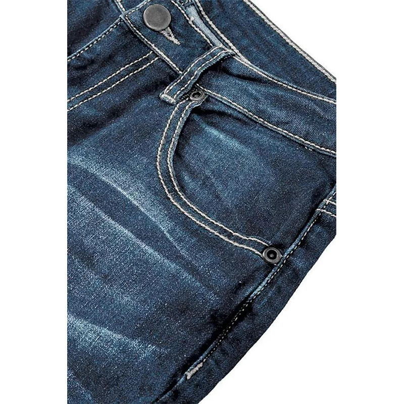 demi-season denim retro trousers