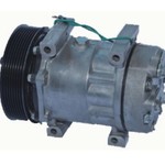 适用于7H15富豪汽车空调压缩机24V （709 VOLVO 24V）豪沃压缩机