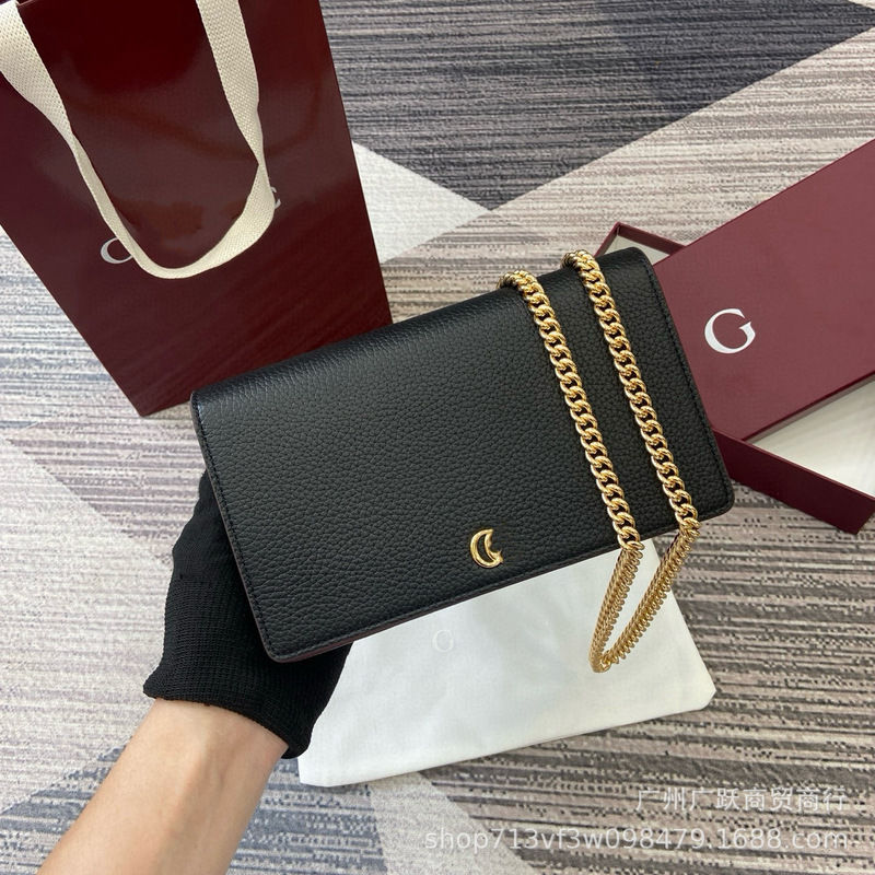 G-Chi Marmont Series Chain Strap Money Contrast Design Crossbody Bag Shoulder Bag Mobile Phone Bag Real Shot High Quality for Cross