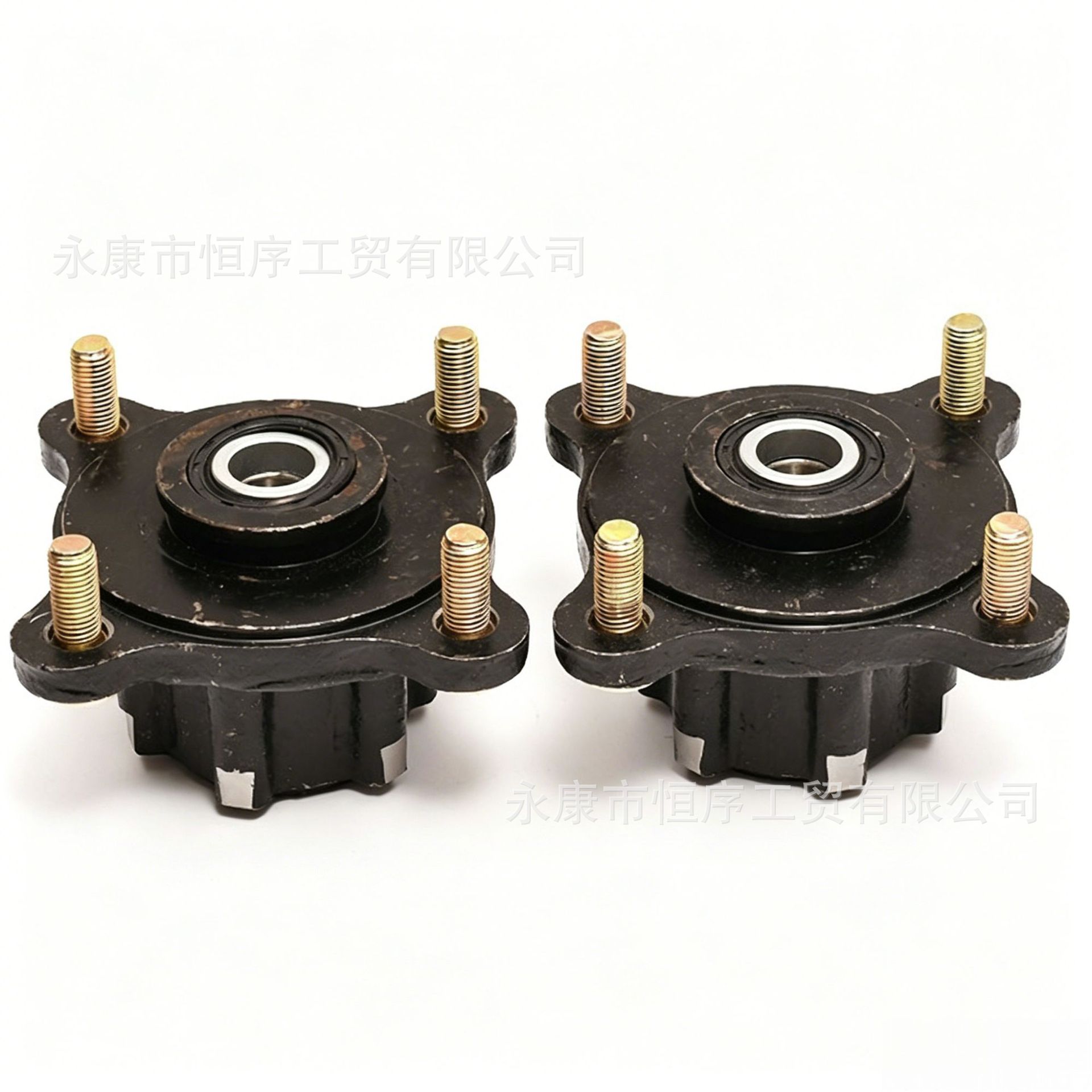 Atv Motorcycle Three-Wheeled Electric Kart Modification Parts Beach Vehicle Front Disc Brake Steering Knuckle 110mm Flange Mount