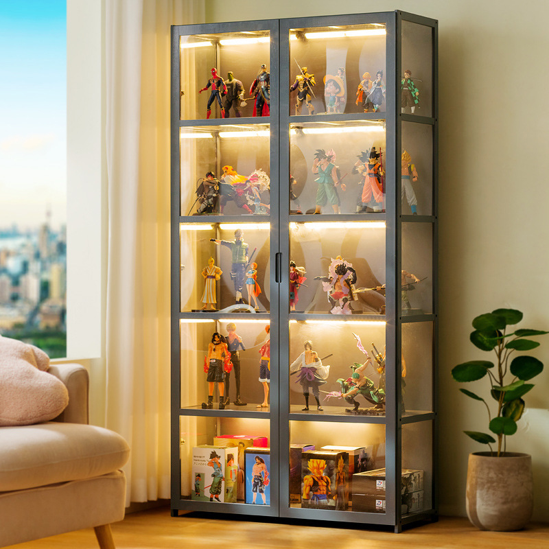Hand-Made Display Cabinet Lego Model Children's Toy Storage Cabinet Display Cabinet Acrylic Transparent Storage Shelf Bookshelf