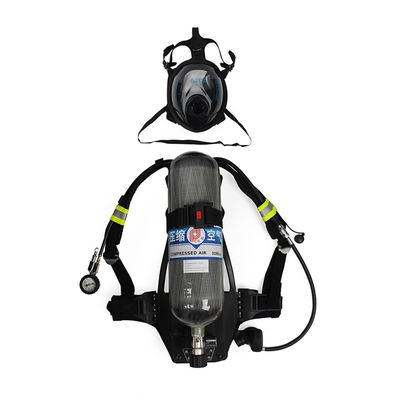 普达RHZKF-6.8升/30空气呼吸器硅胶面具碳纤维气瓶正压式消防化工