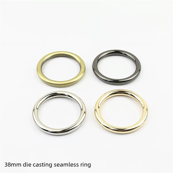 Luggage hardware accessories die casting ring seamless ring connecting buckle seamless circle ring inner diameter 3.8cm