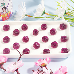 Han Ye Flower DHA Blueberry Lutein Soft Candy Juice for Children and Adults Eye Care Lutein Soft Candies Drop Shipping