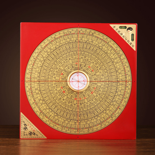 Specialized Compass Copper Astrolabe Feng Shui Item Craftsmanship with Compass High Precision Bagua Luogeng Plate Wholesale