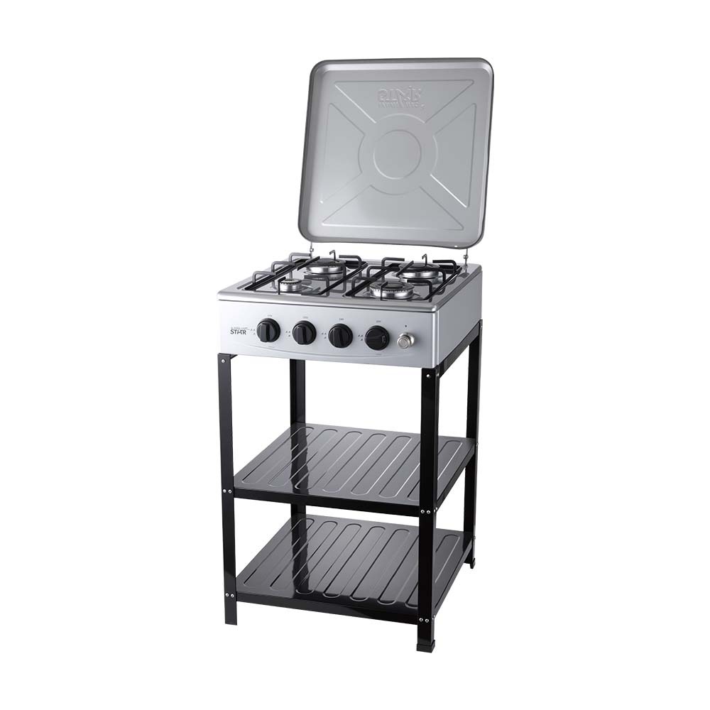 WinningStar transfronteriza de cuatro-estufa cabeza con estante estufa de gas Europea estufa al aire libre estufa de gas simple estufa Europea