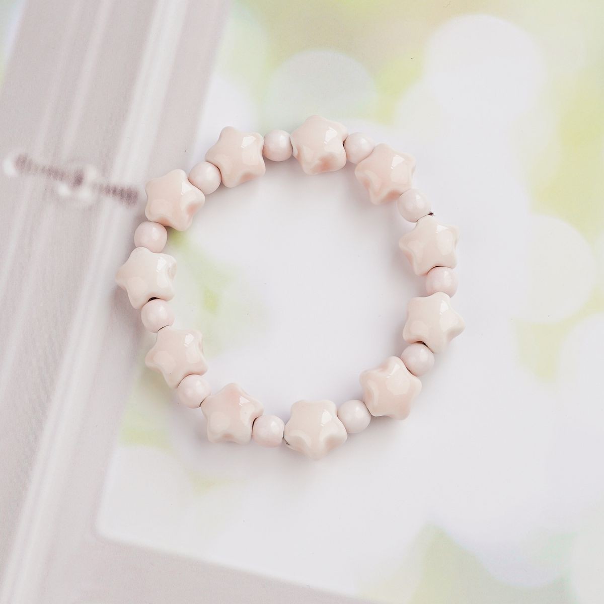 Pulsera de Cerámica para Mujer Hecho a Mano Diseño de Gato image 230