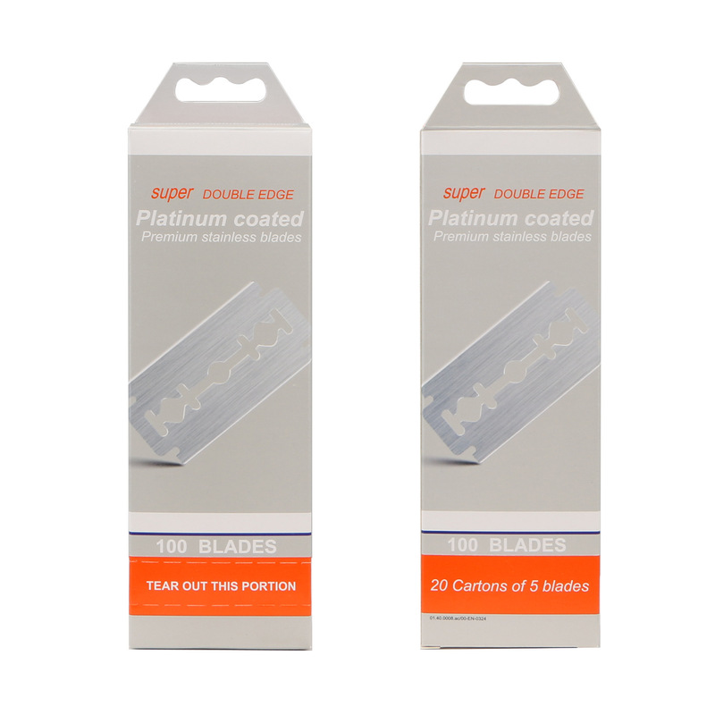 Men's Shaving and Shaving Old-fashioned Blades Classic Safety Razor Blades Straight Razor Double-edged Safety Razor Blades