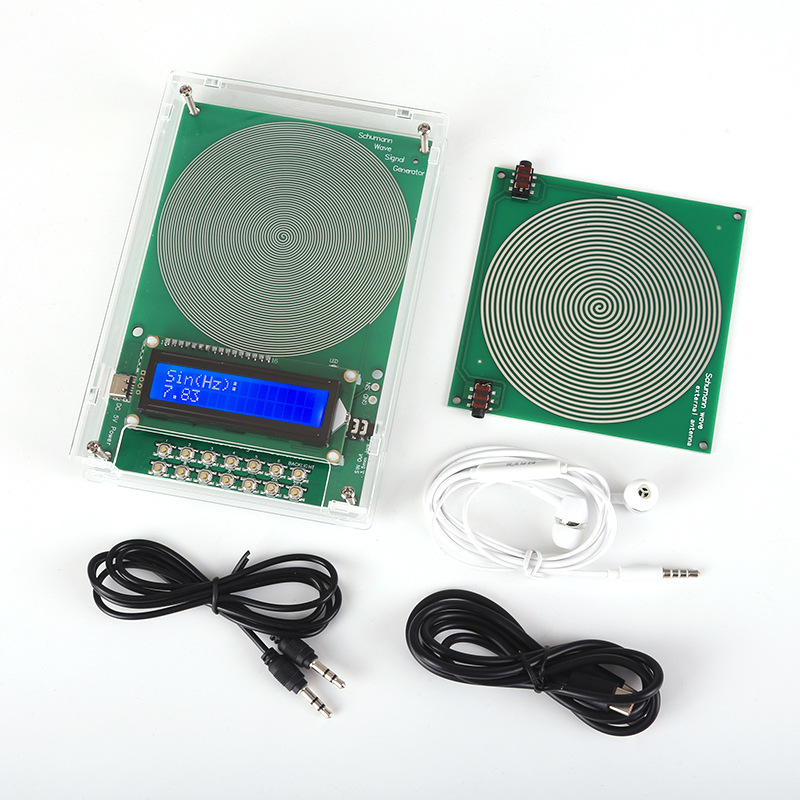 0.1-99999Hz调频舒曼波发生器正弦波信号发生器可可外接天线板