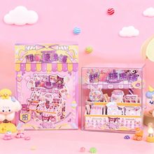 微缩场景迷你店铺迷你场景屋卡通迷你货架玩具儿童手工拼装小礼物