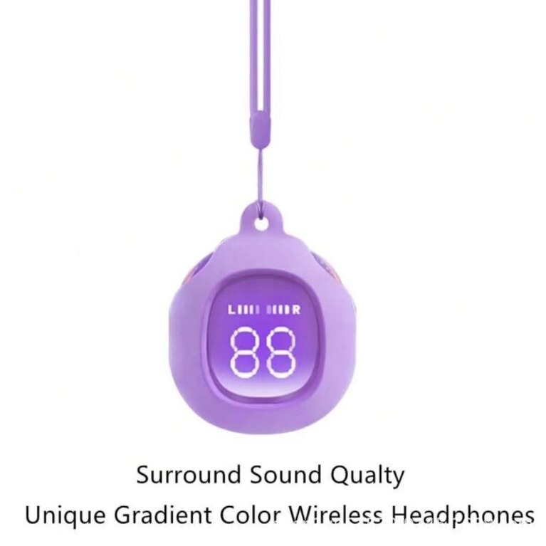 ソースファクトリー高見えクリスタル透明グラデーションカラーワイヤレスBluetoothヘッドセットインイヤー低遅延eスポーツバッテリー寿命|undefined