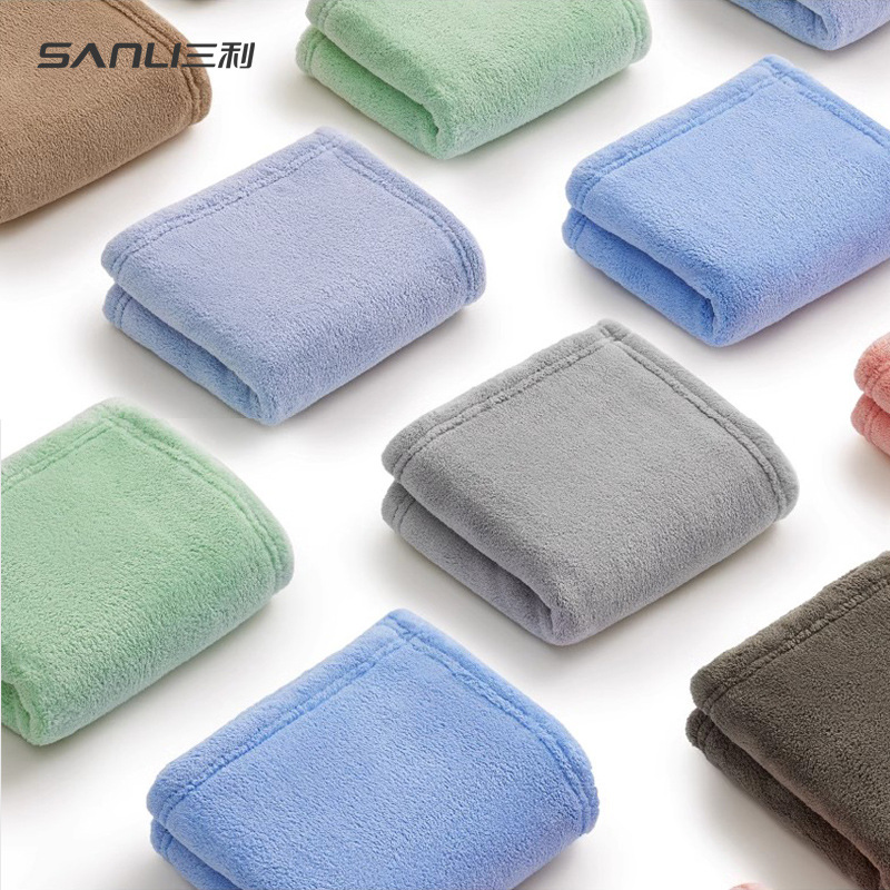 Toalla de felpa para cuidado facial y capilar, 110g, para parejas y hogar - Sanli image 4