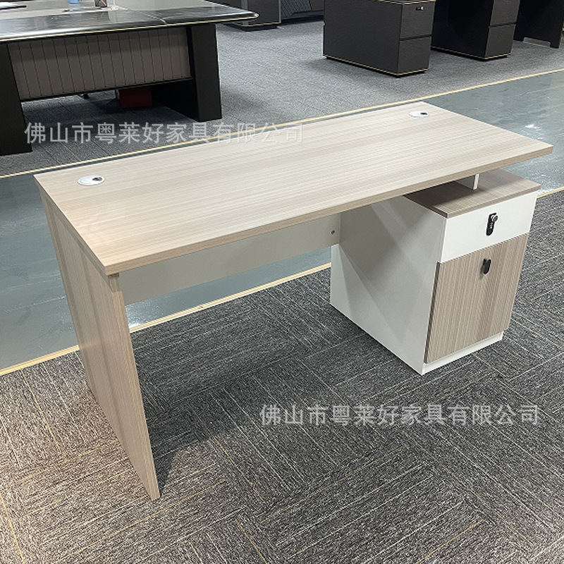Fashionable Office Desk, Modern Minimalist Office Computer Desk, Executive Desk, Staff Workstation, Single-Person Staff Desk