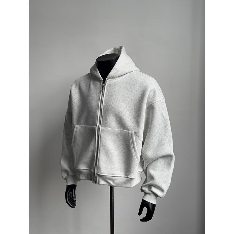 Men's Hooded Oversized Sweatshirt With Schoolbag Design Jacket_voghion.com