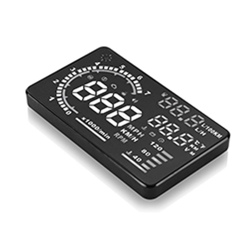 Hud Head-Up Display Obd Universal High-Definition Car Speed Projector Portable Car Display Screen A8
