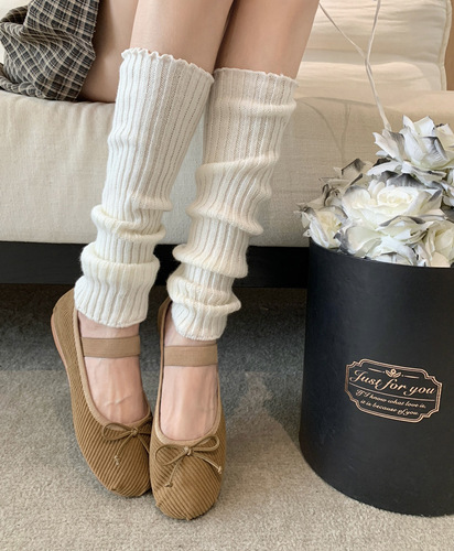 666-8 [Huidong Yixinda] Miu-style girl_Bow elastic band flat ballet shoes women's singles shoes