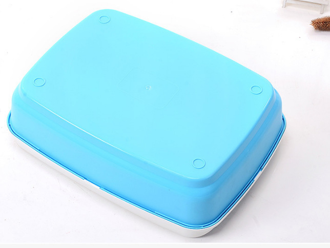Gran por mayor Pet Boer lavabo de arena para gatos semicerrado desmontable inodoro para gatos anti-exterior barato enviar pala de arena para gatos y artículos para perros