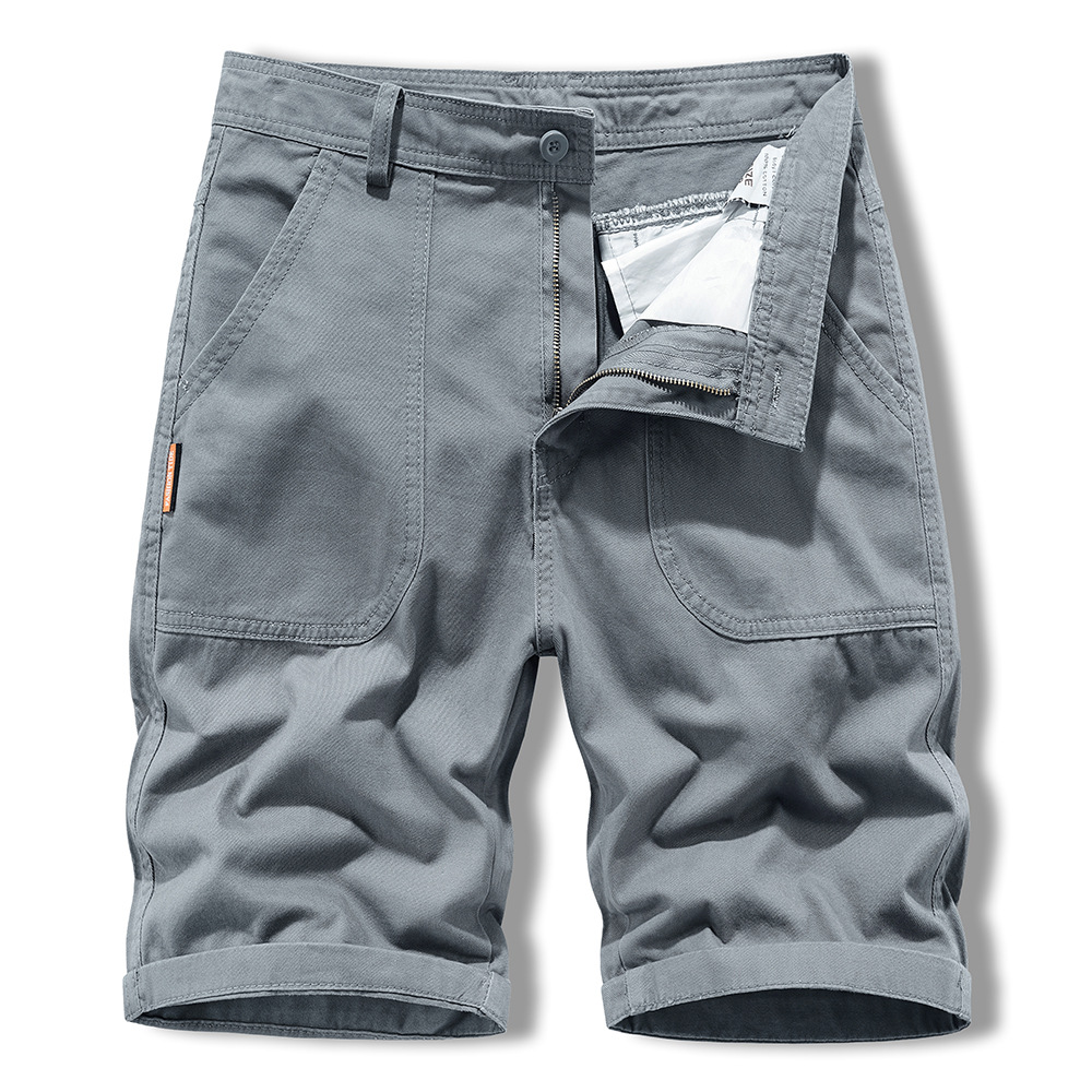 Summer Thin Men's Shorts Loose Casual Pants Stretch Waist Pants Youth Big Pants Beach Pants Medium Pants