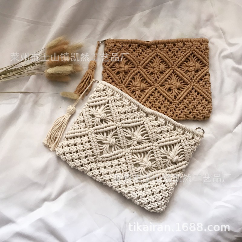 New Simple Liu Su Hand Hand Hands Bags Retro Hand Hand Cotton Woven…