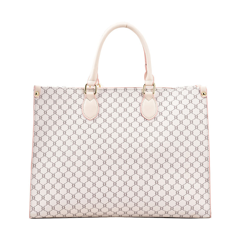 Retro Women's Shoulder Bag Large Capacity Pu Leather Commuter Tote_voghion.com