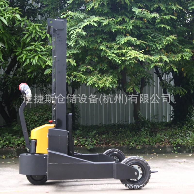 户外山地型全电动搬运车堆高车 越野 大轮胎建筑工地搬砖电动叉车