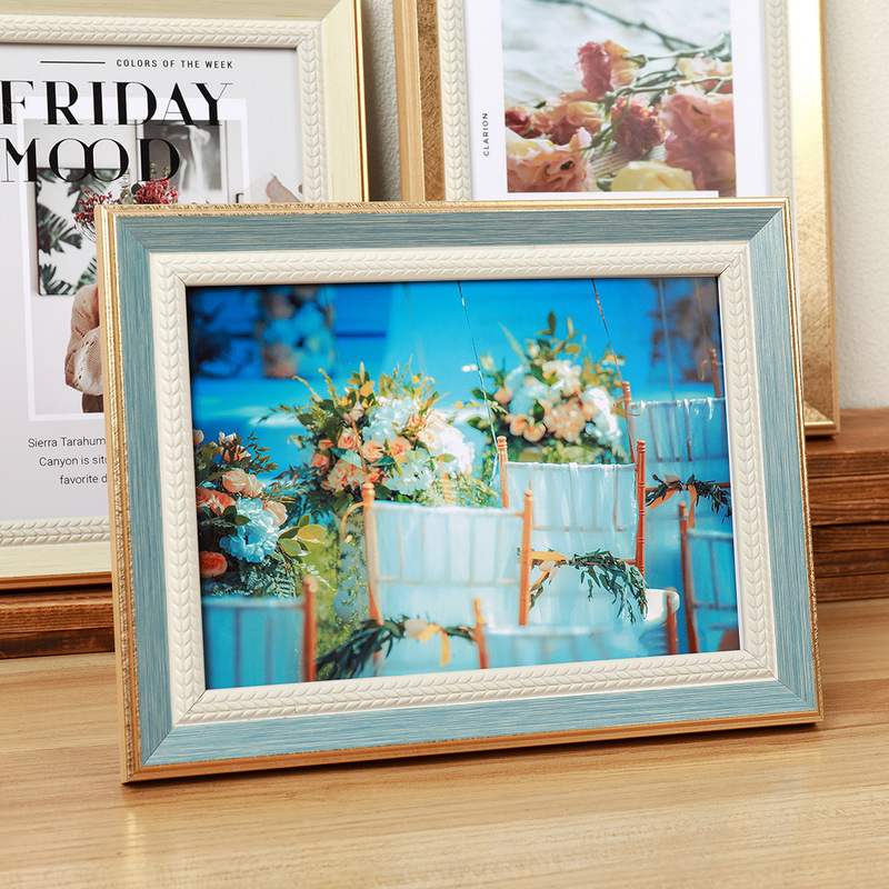 Creative simple photo frame decoration wholesale 5-inch 6-inch 7-inch 8-inch 10-inch A4 wall-mounted wedding photo frame