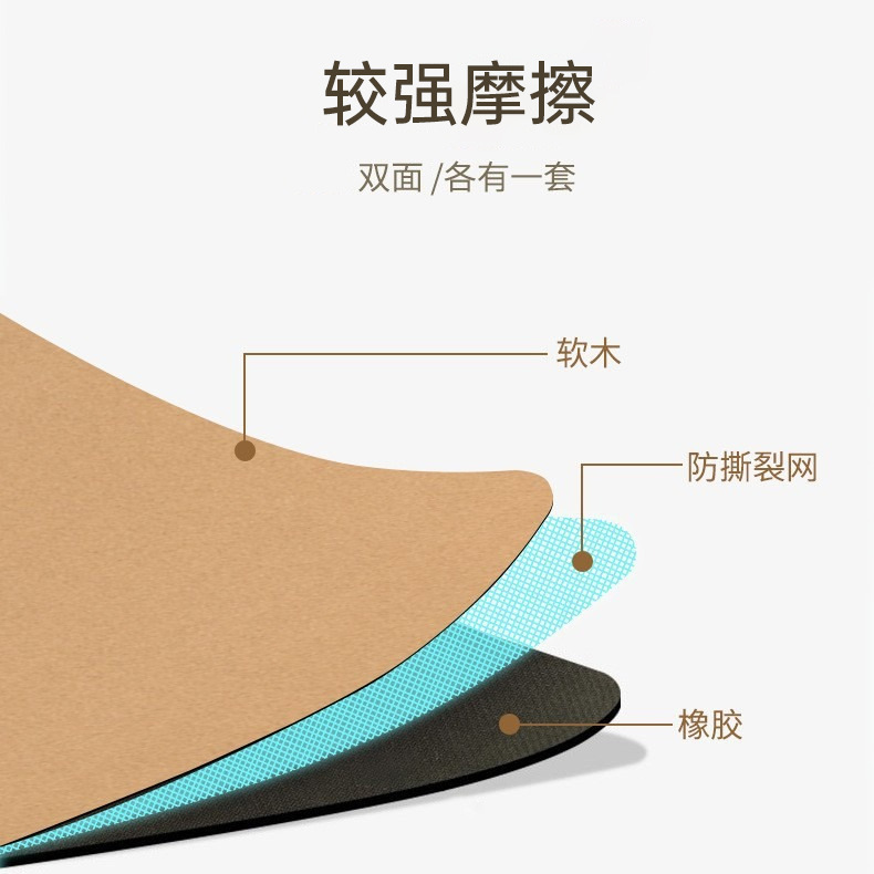 Alfombrilla de yoga con estampado de corcho a prueba de desgarro, goma natural, alfombrilla de yoga de agarre antideslizante, fábrica de origen de comercio exterior al por mayor