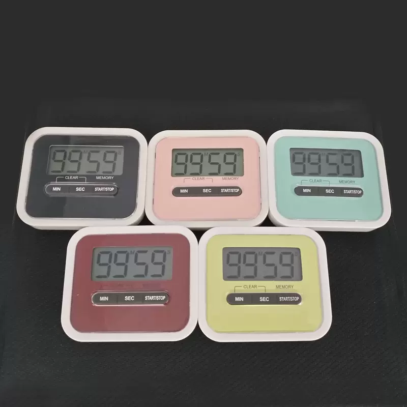厨房计时器电子定时器提醒吃药健忘提醒器定时器多色清新工厂直营