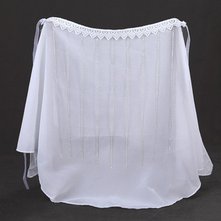 Hanfu veil sun protection cover veil ancient style surface curtain ear hanging tassel face cover face towel ancient costume accessories dance props