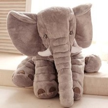 大象公仔抱枕宝宝枕头安抚陪睡毛绒玩具厂家批发皮壳有售一件代发