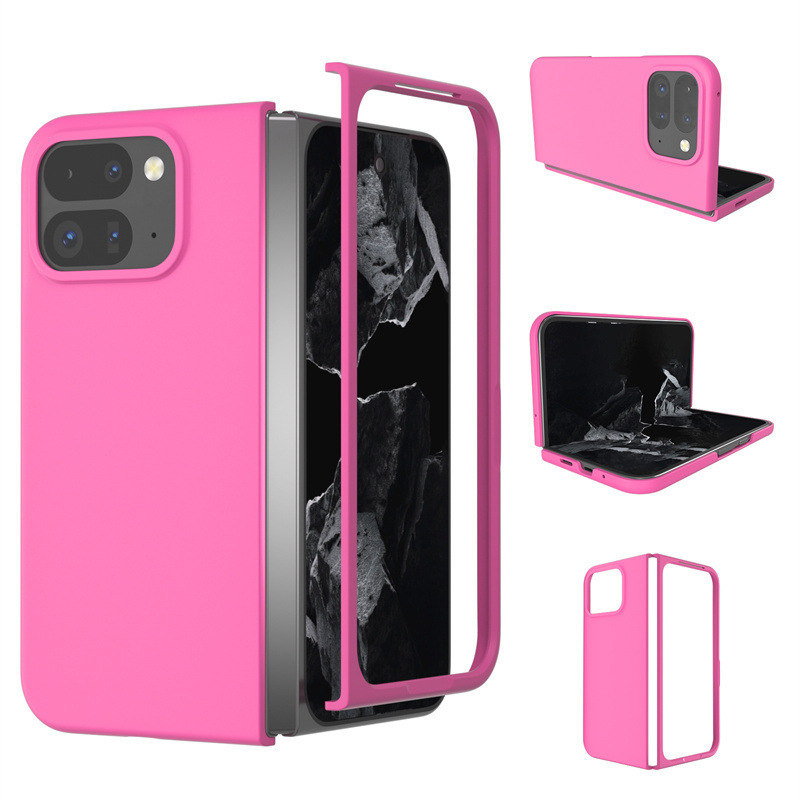 Suitable for Google Pixel 9 Pro Fold Mobile Phone Case Anti-Fall Skin Feel Fold2 Protective Case New Hard Case