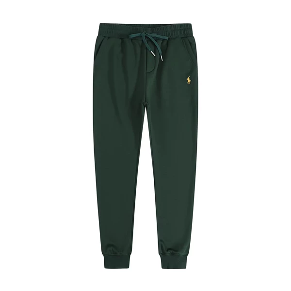 Dark green pants-yellow label