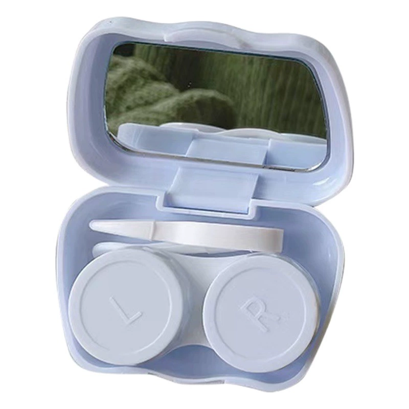 Коробка контактных линз цвета конфеты/коробка компаньона/коробка зрачка красоты/ящик для хранения/простая двойная коробка