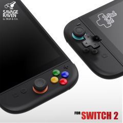 Skull & Co. SWITCH 2 カラーキーキャップ 十字/円形方向キー NS2キーステッカー