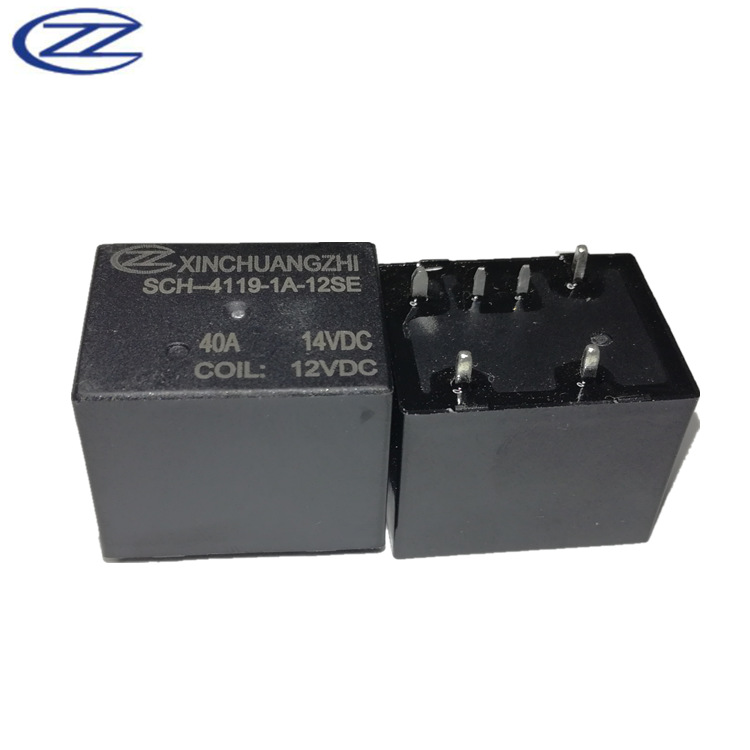 信创智继电器SCH-4119-1A-12SE 欧规6脚继电器40A汽车继电器12V