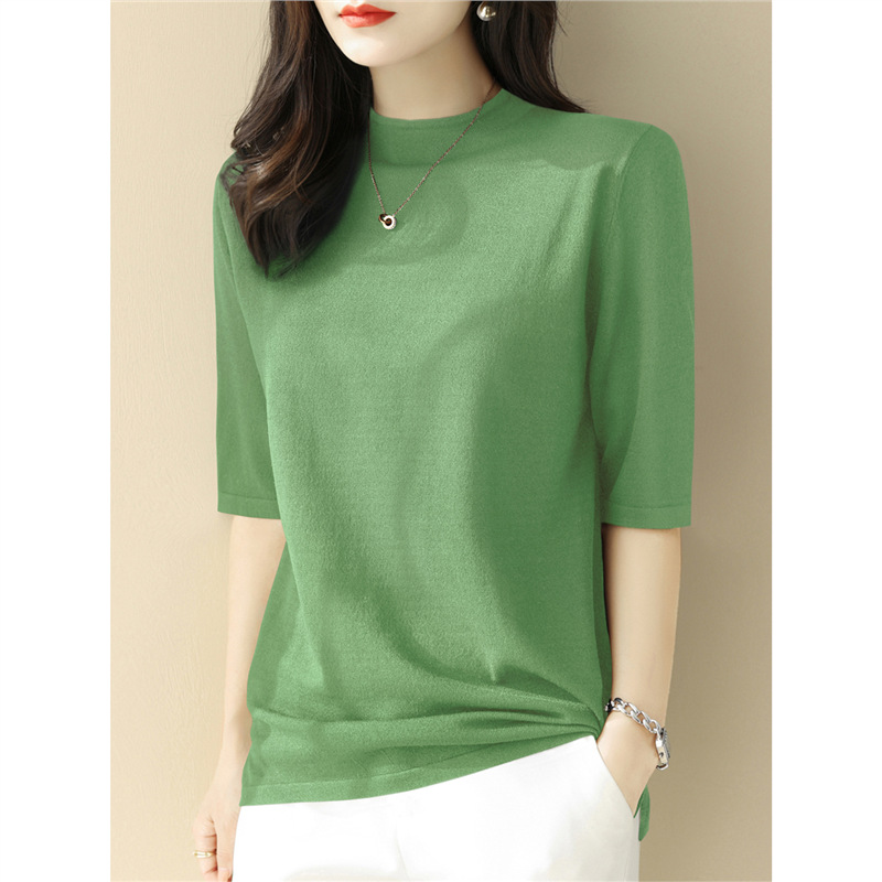 Summer thin design fashionable knitted sweater