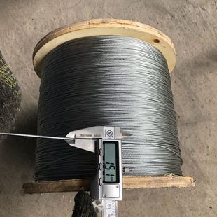 6*19 galvanized steel wire rope ordinary lifting hook hanger building fixed traction galvanized rope
