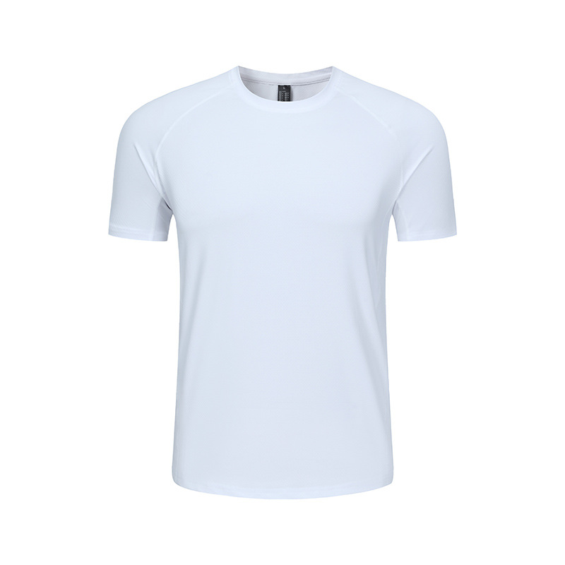Ropa de hombre frío antibacteriano protección solar UV solona puro poliéster blanco algodón pesado camiseta de manga corta marca de moda personalizada