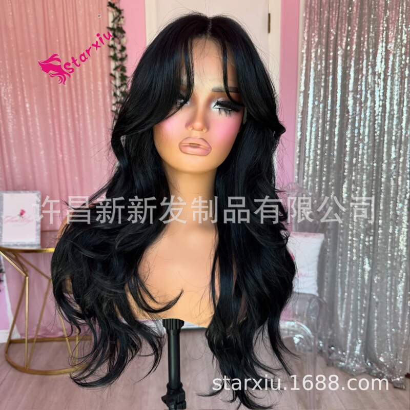 13by6 body wave human hair wigs layers wavy 欧美假发真人发头|undefined