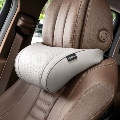 Trailblazer Lumbar Support, Equinox, Waist support - small-k-style-litchi-pattern-off-white-headrest-one-pack