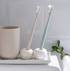 Set of 10 Japanese soft bristle adult macaron toothbrushes, household adult family pack of 20, girl's combination set