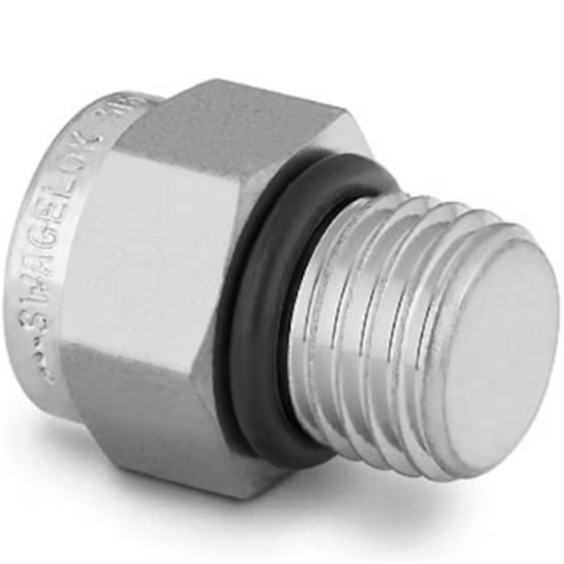 世伟洛克SS-4-PST六角头堵塞Swagelok不锈钢公称管接头，直外螺纹