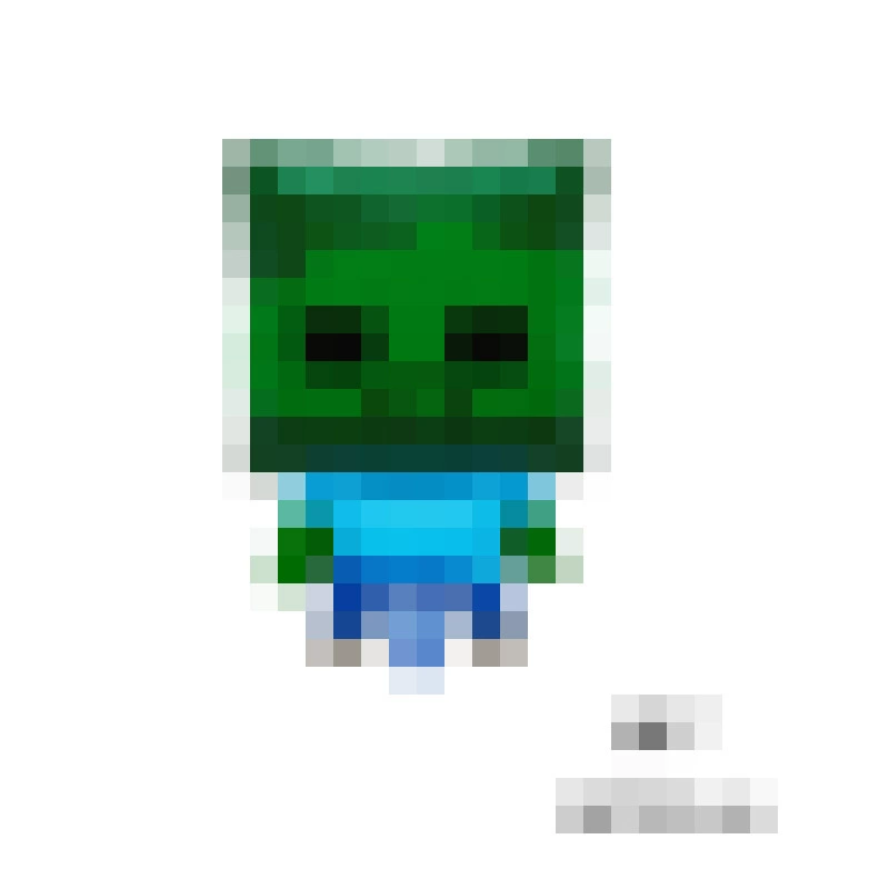 Кросс-бордер Minecraft песочница игра день рождения украшение квадрат пиксель Roblox воздушные шары фольгированные