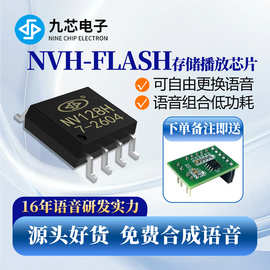 九芯电子自定义语音芯片重复烧录音乐播放ic内置flash存储NV128H