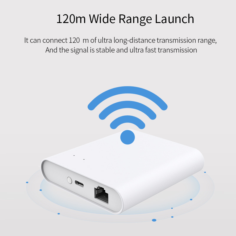 ZigBee Smart Home Wireless Gateway, Square App Remote, Scheduled Timer, Wired Smart Home Hub