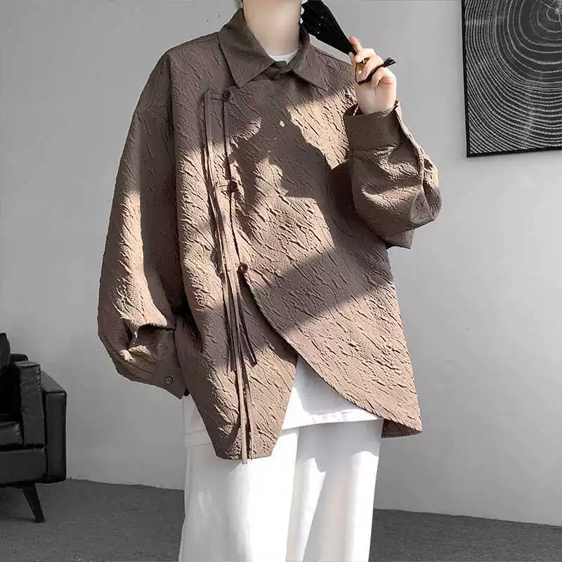 Spring shirt, jacket, high-quality style, Chinese style, plus size